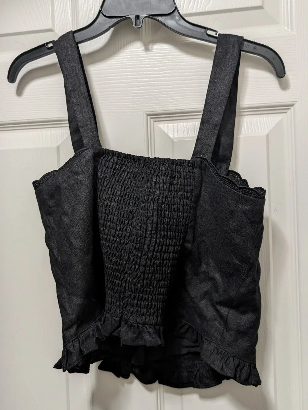 NWT Reformation Anatolia Linen Two Piece Set Black - Size 10 Black